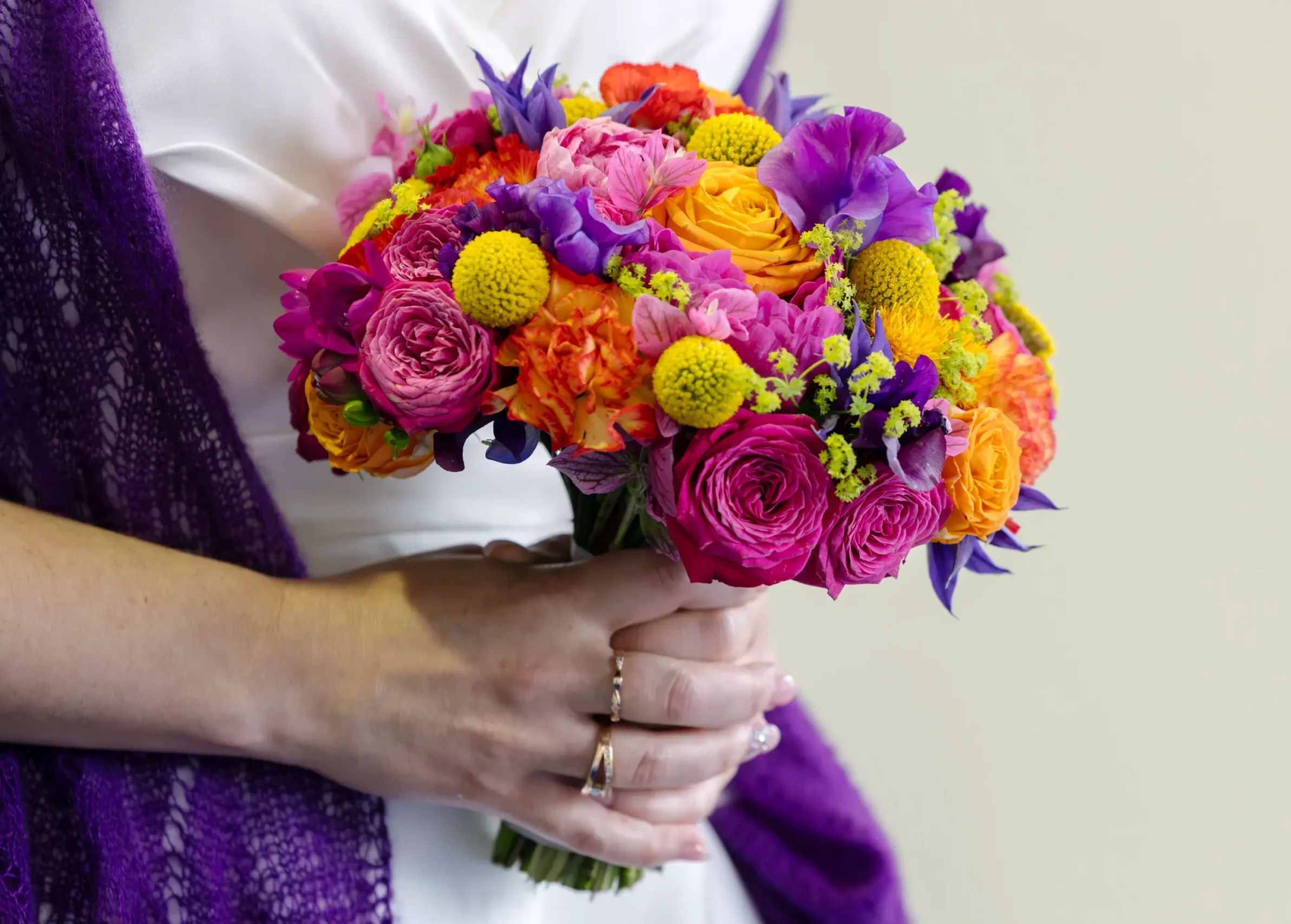 Photo du bouquet de la mariée